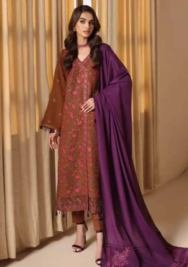 Rajj Bari Karandi : Unstitched/ 3 Pcs Suit