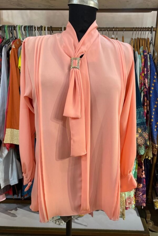 Plain Western Top Pink
